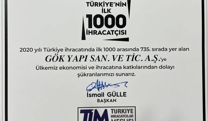 Türkiye’nin İlk 1000 İhracatçısı