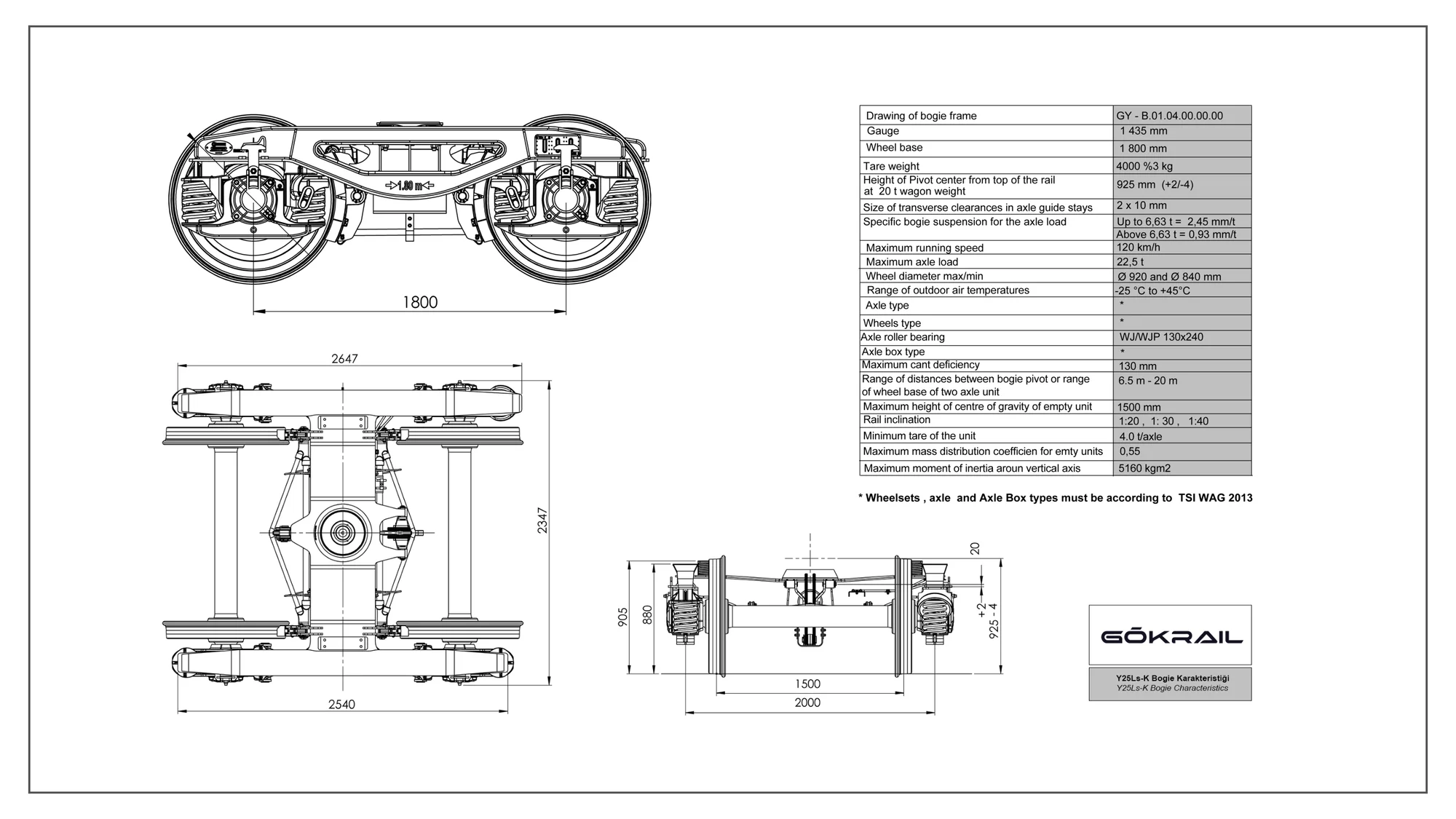Y25Ls-K Teknik Çizimi